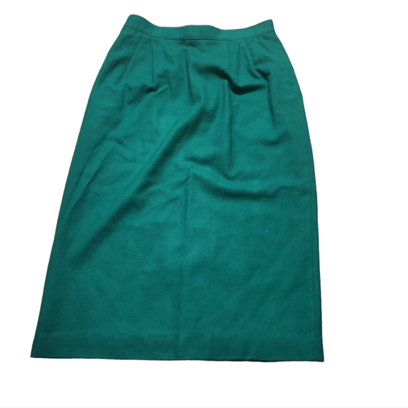 Green vtg Blazer Skirt Set - Picture 4 of 16